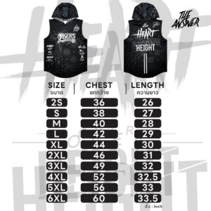 BADZ HEART-OVER-HIEGHT BLACK